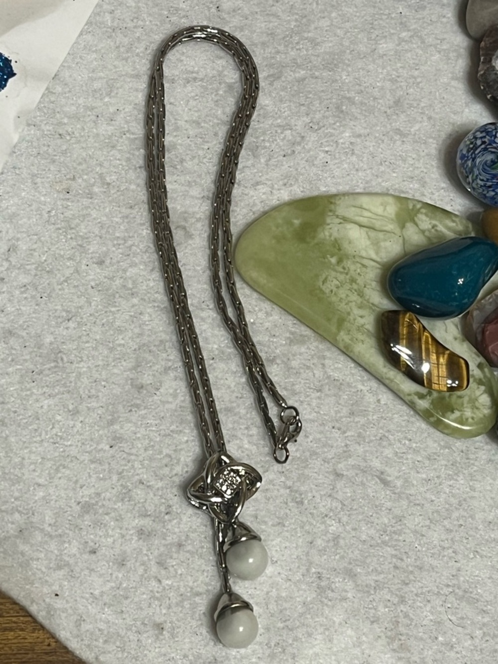 Love Knot Lariat Necklace